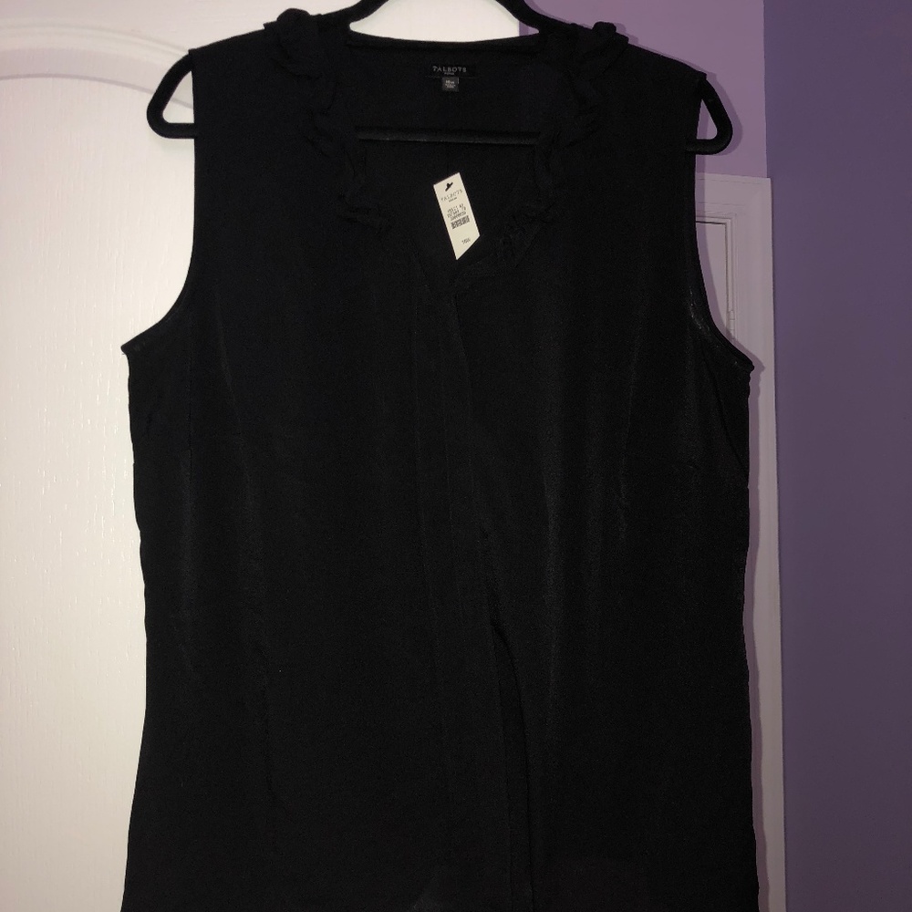 LAST CHANCENWT Talbots Ruffle Tank